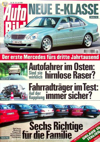 Deckblatt Auto Bild (29/1999)
